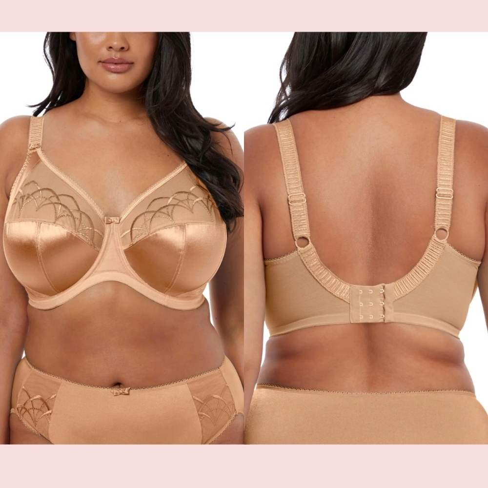 NWT $62 Elomi [ 46DD US ] Cate‎ Underwired Bra in Hazel Nude